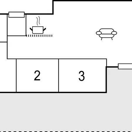 In With 3 Bedrooms And Wifi Feriehus *